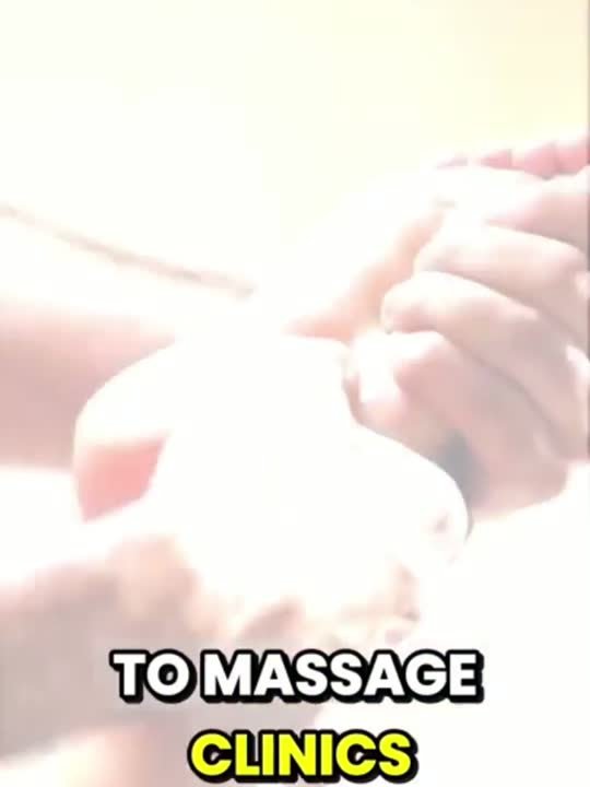 Hands massaging a foot, a scene from the video on neuropathy in the feet